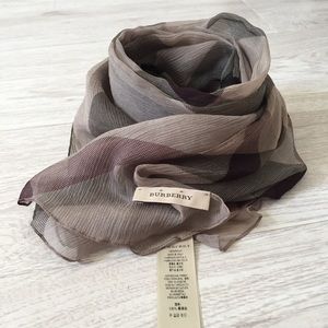 Burberry Lightweight Silk Scarf